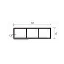 MK Menke Fenster MK Kammerprofil 15/50mm Selbstklebend 078282
