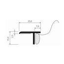 MK Menke Fenster MK PVC Dichtprofil 25/15mm mit Selbstklebung und Dichtband innen