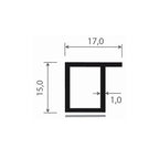 MK Menke Fenster MK Verkleidungsprofil 17/15mm Selbstklebend 078271