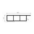 MK Menke Fenster MK Verkleidungsprofil 60/15mm Selbstklebend 078281