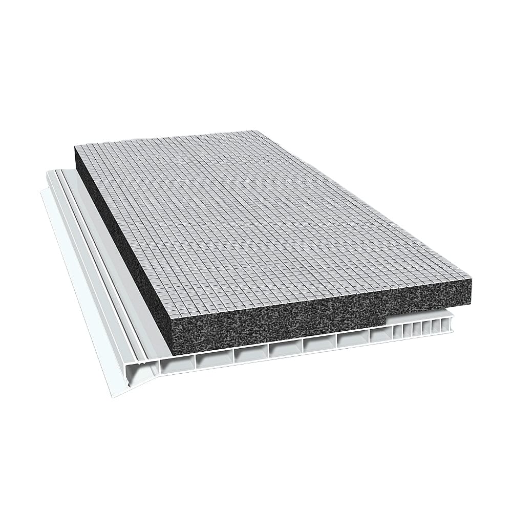 MK Menke Rolladen Weiss / 50cm MK PVC Revisionsklappe mit Dämmung für PVC Rolladen 180mm