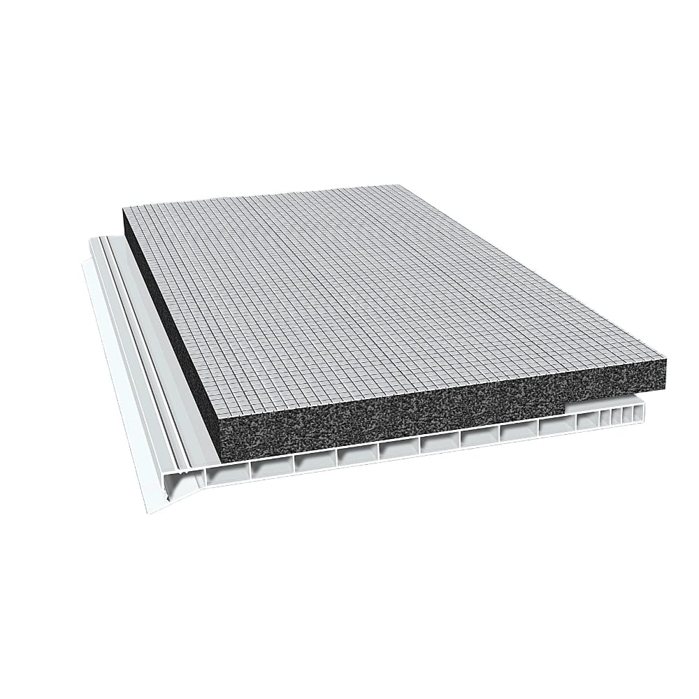 MK Menke Rolladen Weiss / 50cm MK PVC Revisionsklappe mit Dämmung für PVC Rolladen 220mm