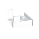 MK Menke Rolladen Weiss MK Endkappe 909 für PVC Führungsschiene