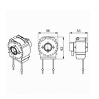 Portos Raffstore Portos Raffstore Aufroll- und Hebeantrieb C80