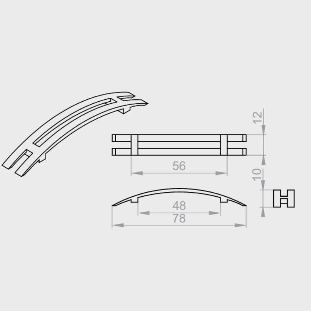 Portos Raffstore Portos Raffstore Lamellenspreizer Montageclips F-KL-C80