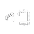Portos Raffstore Portos Raffstore Wand-Stellhalter des Schutzblechs 100-150 mm F-US-100-150