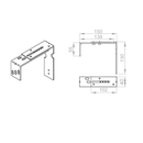 Portos Raffstore Portos Raffstore Wand-Stellhalter des Schutzblechs 150-200 mm F-US-150-200