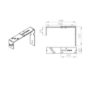 Portos Raffstore Portos Raffstore Wand-Stellhalter des Schutzblechs 200-250 mm F-US-200-250