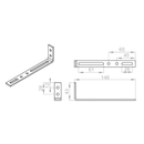Portos Raffstore Portos Raffstore Wandhalterung F-FBT-030