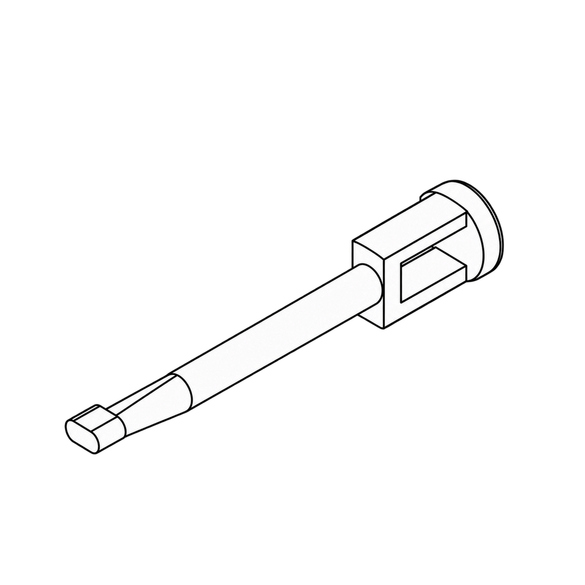 Portos Raffstore Schwarz Portos Raffstore Führungsstift Führungsnippel F-TLD
