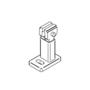 Portos Raffstore Schwarz Portos Raffstore Teleskophalterung der Führungsschiene Universal 35 (60-70mm)