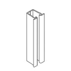 Portos Raffstore Weiß / 40cm Portos Raffstore Führungsschieneneinlage für Außenjalousie RSC-340