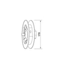 Portos Rolladen Portos Gurtscheibe Ø170mm mit 12mm Stift für SW60