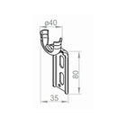 Portos Rolladen Portos Kugellagerhalter gekröpft für Fertigkasten 35mm