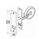 Portos Rolladen Portos Unterputz Gurtwickler 22mm Gurt 12m Aufnahme mit Mauerkasten