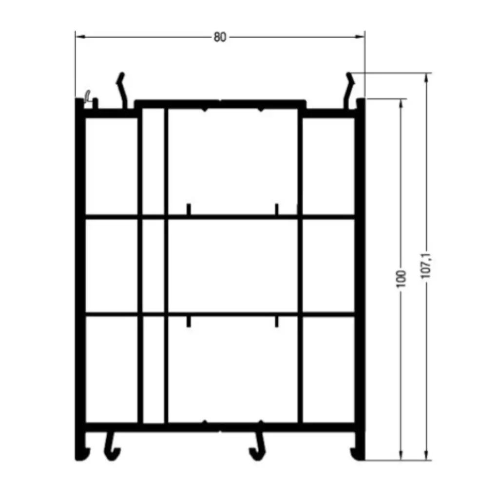 Rehau Fenster Rehau Blendrahmen Verbreiterung 100/80 4K 533010