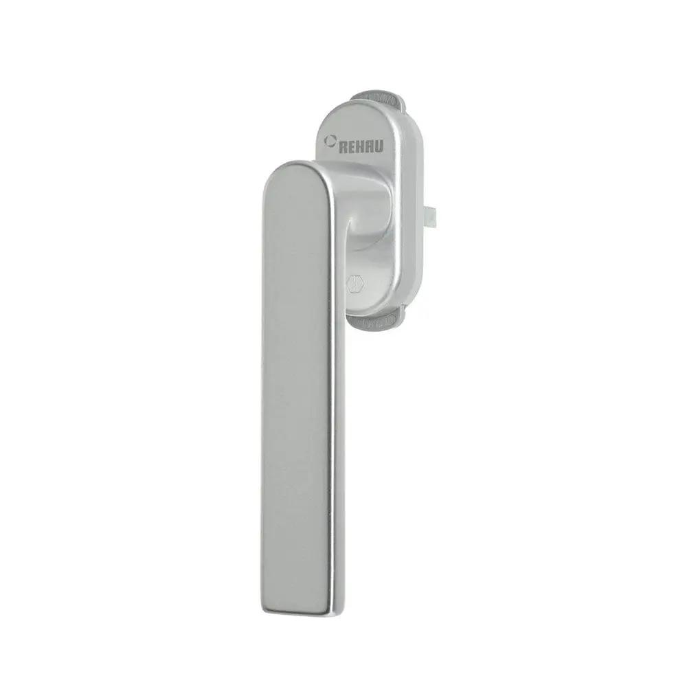 Rehau Fenster Rehau Fenstergriff Linea Kisi mit Kindersicherung Stahl Matt