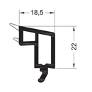Rehau Fenster Rehau PVC Glasleiste 538518