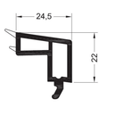 Rehau Fenster Rehau PVC Glasleiste 538524