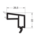 Rehau Fenster Rehau PVC Glasleiste 538526