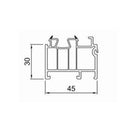 Salamander Fenster Salamander Fensterbankanschlussprofil 30/45 Sohlbankprofil 416106