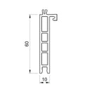Salamander Fenster Salamander Fensterbankanschlussprofil Sohlbankprofil 60/10 416147/406157