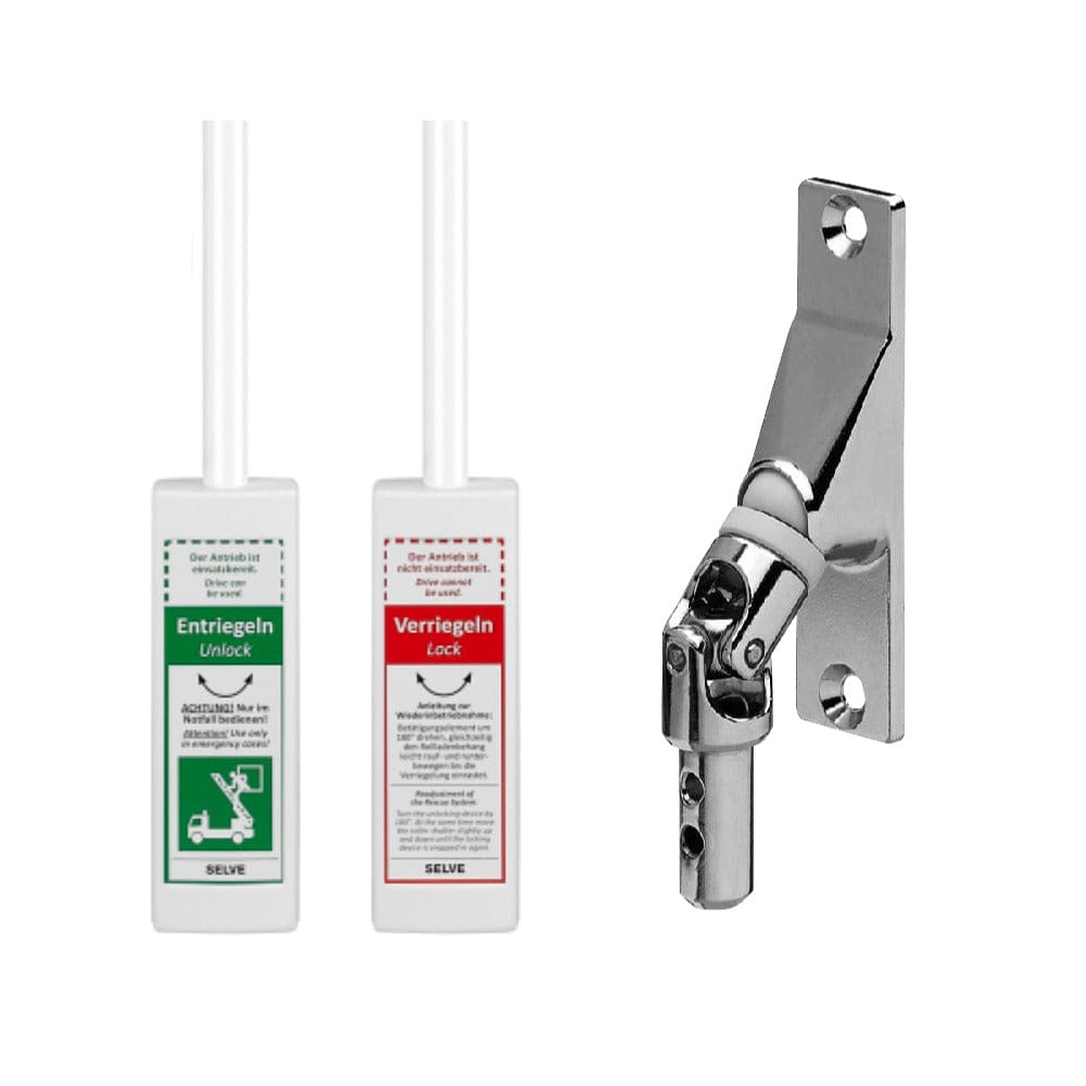 Selve Rolladen Selve Bedienset SP Rescue mit Gelenklager 90° 278635