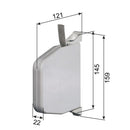 Selve Rolladen Selve Mini Gurtwickler bis 14mm Braun 084841
