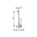 Siegenia Fenster Siegenia Ecklager D6X3/8 TS K100 TBEL6140-104061