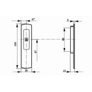Siegenia Fenster Siegenia Griffmuschel SI-Line RAL9003 Weiss PSMB1020-502020