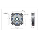 Timmer Rolladen Timmer Abrollsicherung TA 0-RD/X6 (blau) 147 Nm Drehmoment Fangmoment 855 Nm