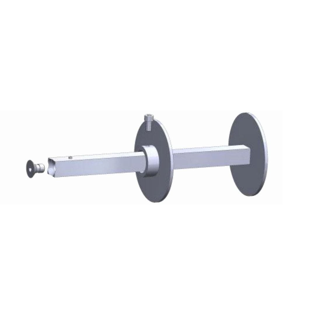 Timmer Rolladen Timmer Adapter E-Welle 18/18 mm mit 2 E-Ringen Ø93mm (1 verstellbar)