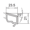 VEKA Fenster Veka PVC Glasleiste 107.214