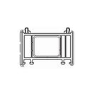 VEKA Fenster Weiss (ähnlich RAL9016) / 100cm Veka Blendrahmen Verbreiterung 70/45 114.202