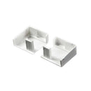 Aluplast Rolladen Weiss Aluplast Endkappe für Führungsschiene 620032