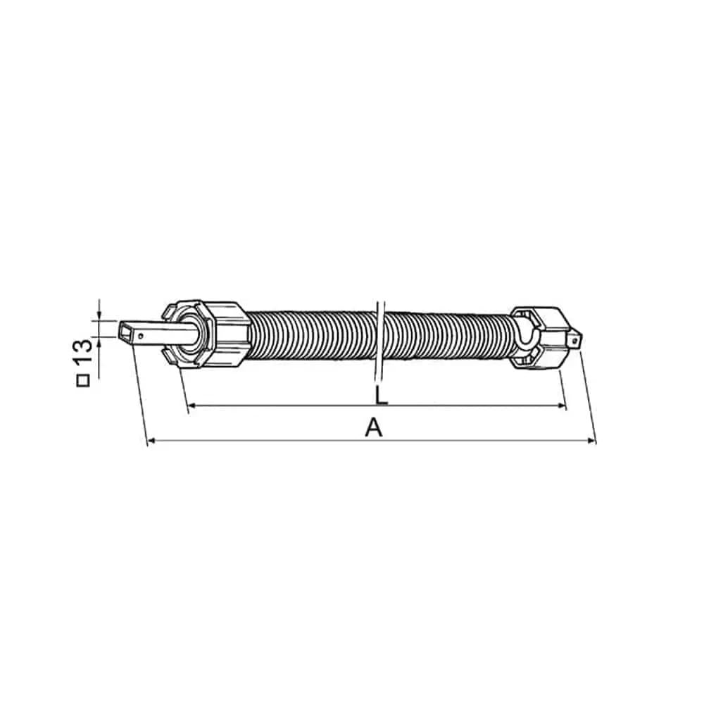 Aluprof Rolladen Aluprof Federwelle SW60 24kg