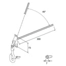 Aluprof Rolladen Aluprof Kardangelenk 45° mit Öse 300mm