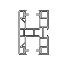 Aluprof Rolladen Weiß (ähnlich RAL9016) / 50cm Aluprof PVC Maxi Führungsschiene PPD-P60/17