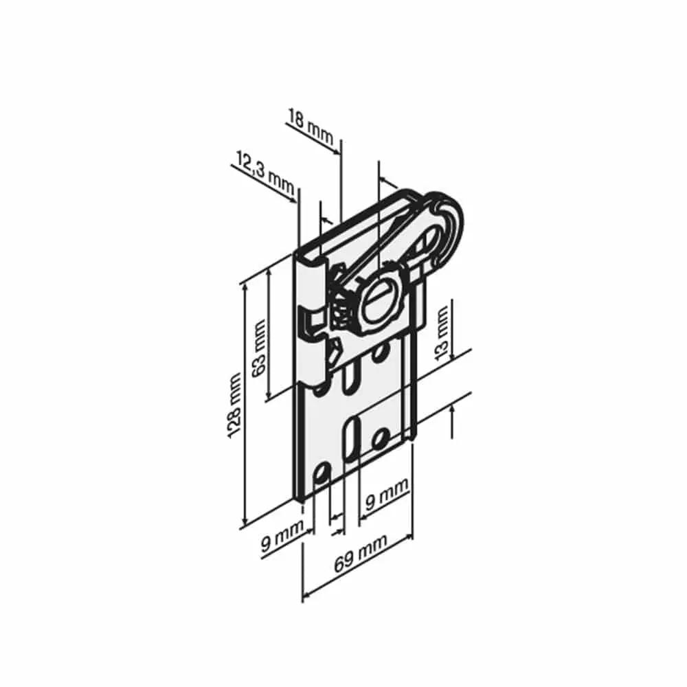 BECKER-Antriebe GmbH Fensterbauteile Becker Universalwandlager für Steckzapfen 3/20
