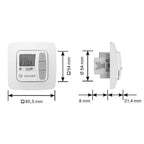 BECKER-Antriebe GmbH Rolladen Becker Centronic TimeControl TC52 Wandsender mit Zeitschaltuhr