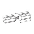 Eckermann Rolladen Eckermann Kupplung mit Mini-Kugellager 28mm für SW60