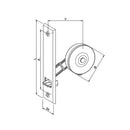 Eckermann Rolladen Eckermann Unimat Einlass Gurtwickler UP für 22mm breiten Gurt