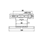 Eckermann Rolladen Eckermann Wellenverbinder OKTOEASY 1-gliedrig SW40 Set