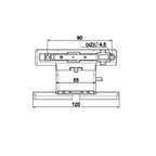 Eckermann Rolladen Eckermann Wellenverbinder OKTOEASY 1-gliedrig SW50/60 Set