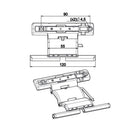 Eckermann Rolladen Eckermann Wellenverbinder OKTOEASY 2-gliedrig SW40 Set