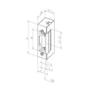 effeff deuropener zonder frontplaat nr. 17 E 6-12V # 