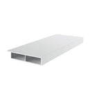 Exte Fenster Weiss / 100cm Exte PVC Deckleiste 20/7 mit Nase und Selbstklebend