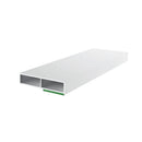 Exte Fenster Weiss / 100cm Exte PVC Deckleiste 55/7 Selbstklebend