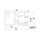 Exte Rolladen Exte PVC-Mini Einzelführungsschiene 50971