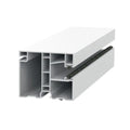 Exte Rolladen Weiss / 100cm Exte PVC-Mini Einzelführungsschiene 50901